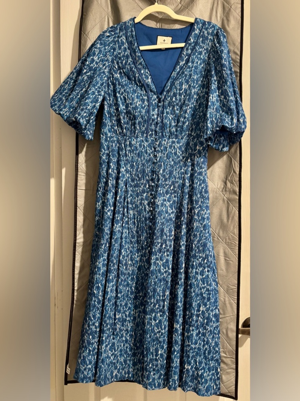 Tuckernuck Seaport Blue Dana Dress Large